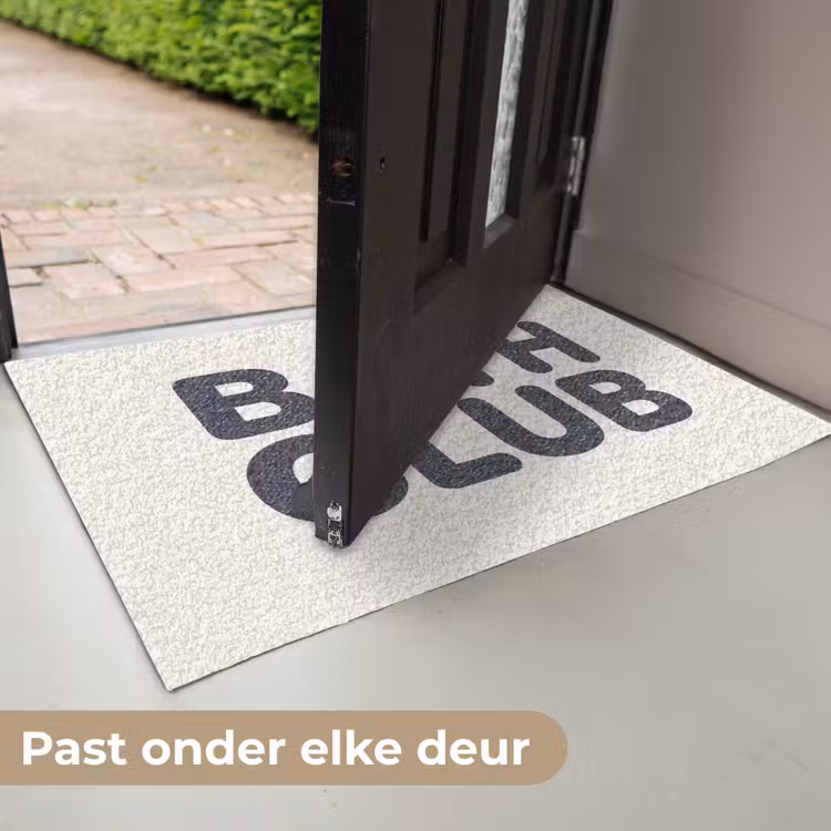 Quote - Grijs - Wit Deurmat klein -USP_NL