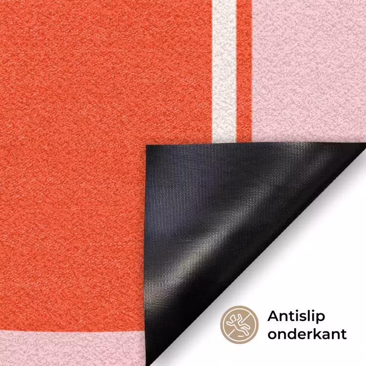 Quote - Roze - Wijn Deurmat klein -antislip_NL