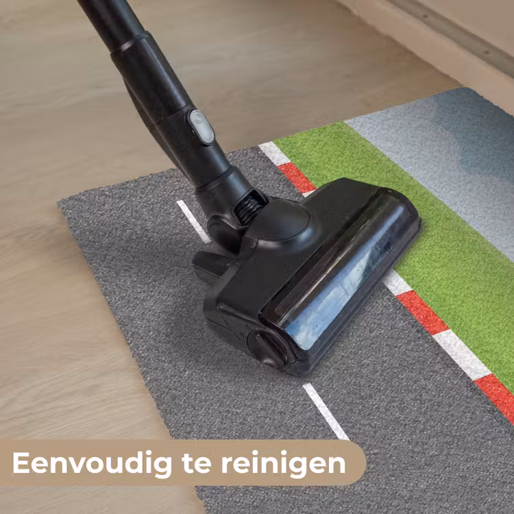Racebaan - Illustratie - Sport - Kleurrijk Deurmat klein -reinigen_NL