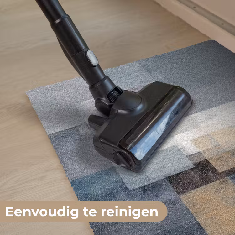 Rechthoeken - Abstract - Blauw Deurmat klein -reinigen_NL