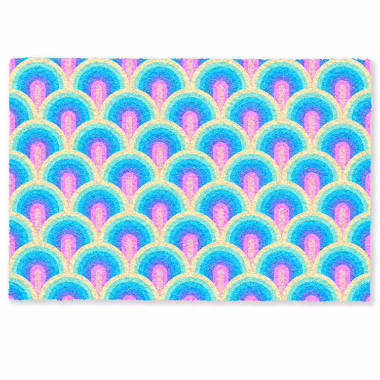 Regenbogen - Waaier - Vrolijk Deurmat klein 898 -zkaufland3d