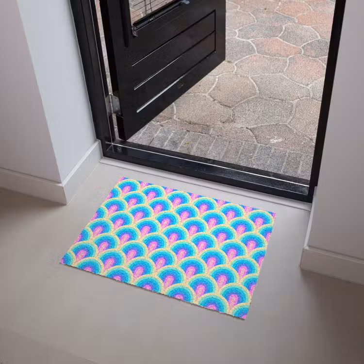Regenbogen - Waaier - Vrolijk Deurmat klein 898 -sfeer5