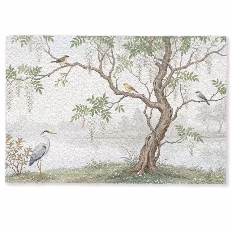 Reiger - Landschap - Groen Deurmat klein -zkaufland3d