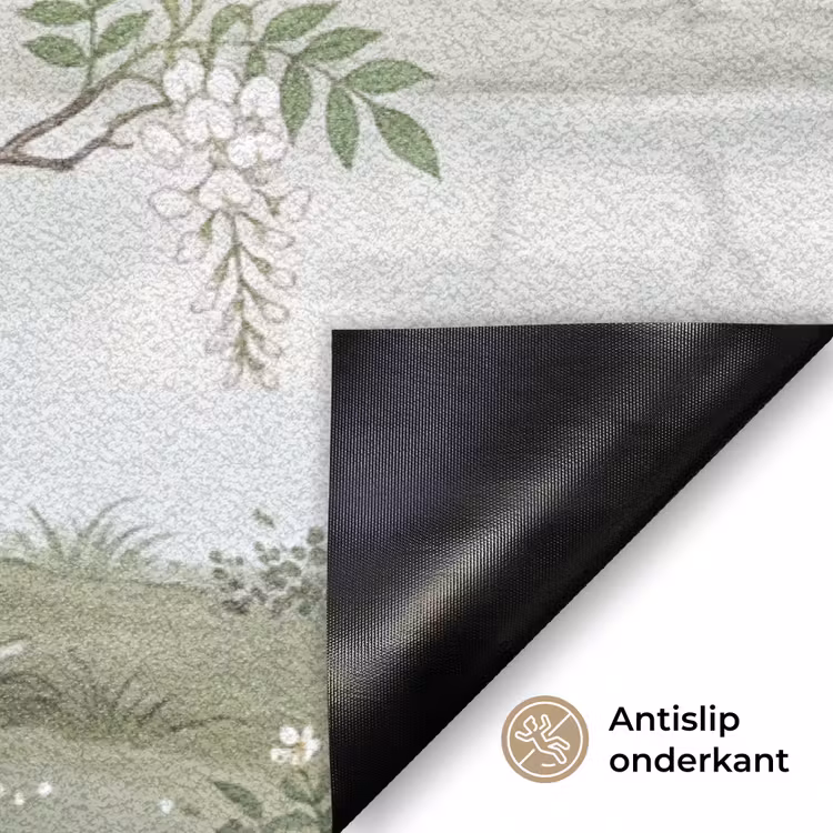 Reiger - Landschap - Groen Deurmat klein -antislip_NL