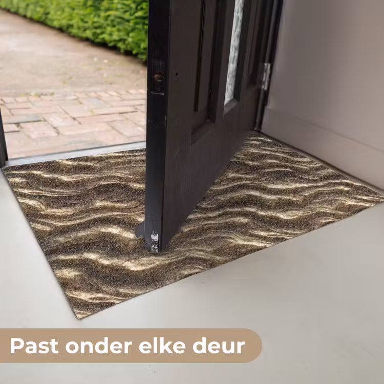 Reliëf - Golven - Abstract - Bronsgoud Deurmat klein 898 -USP_NL