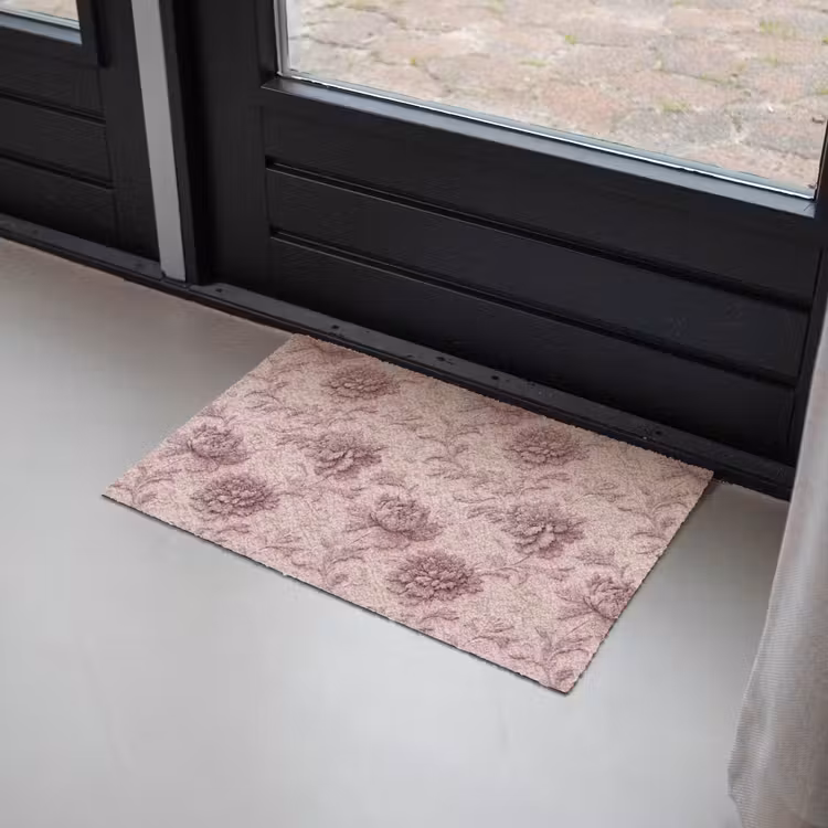 Reliëf - Pioenrozen - Roze Deurmat klein 898 -sfeer2