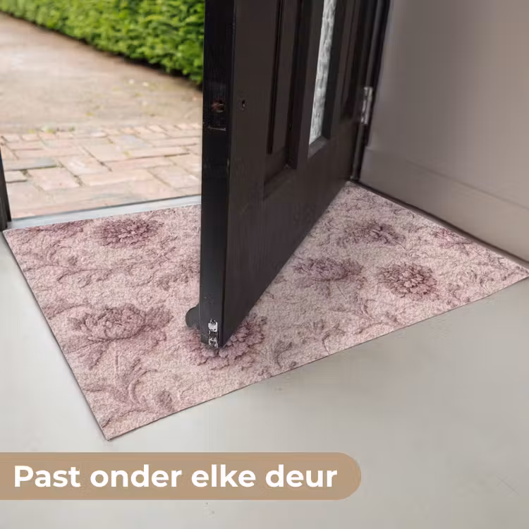 Reliëf - Pioenrozen - Roze Deurmat klein 898 -USP_NL