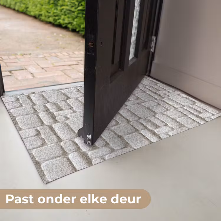 Reliëf - Structuur - Wit Deurmat klein 898 -USP_NL