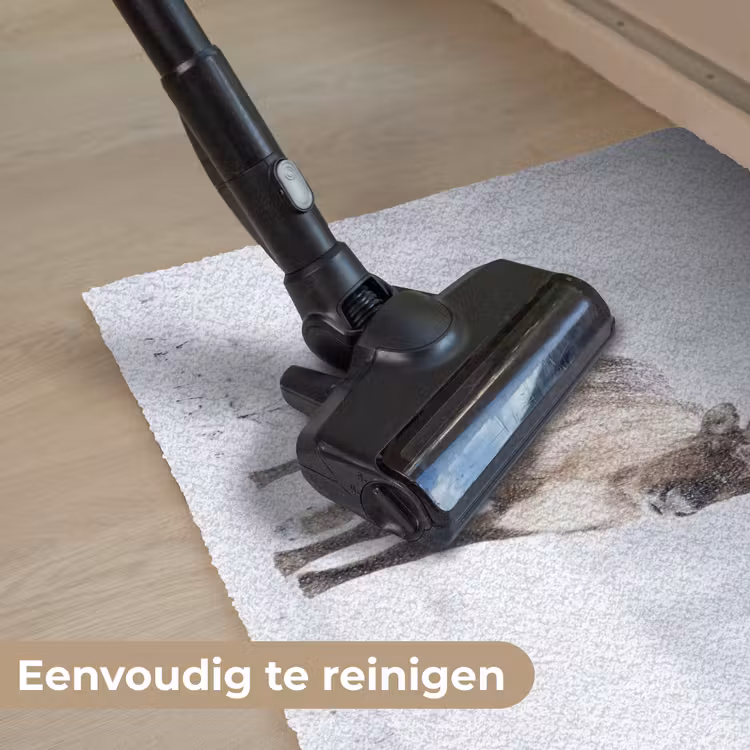 Rendier - Gewei - Toendra - Sneeuw - Wild Deurmat klein -reinigen_NL