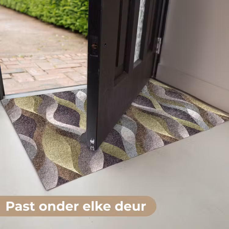 Retro - Banen - Kleurrijk Deurmat klein 898 -USP_NL