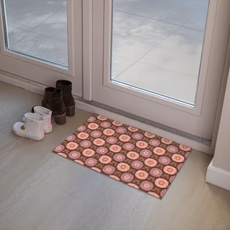 Retro - Madelief - Roze Deurmat klein 898 -sfeer3