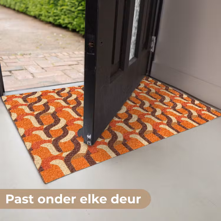 Retro - Modern - Kleurrijk Deurmat klein 898 -USP_NL