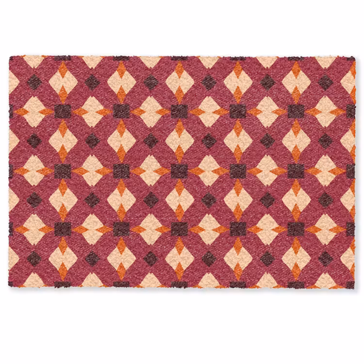 Retro - Patroon - Kleurrijk Deurmat klein 898 -zkaufland3d