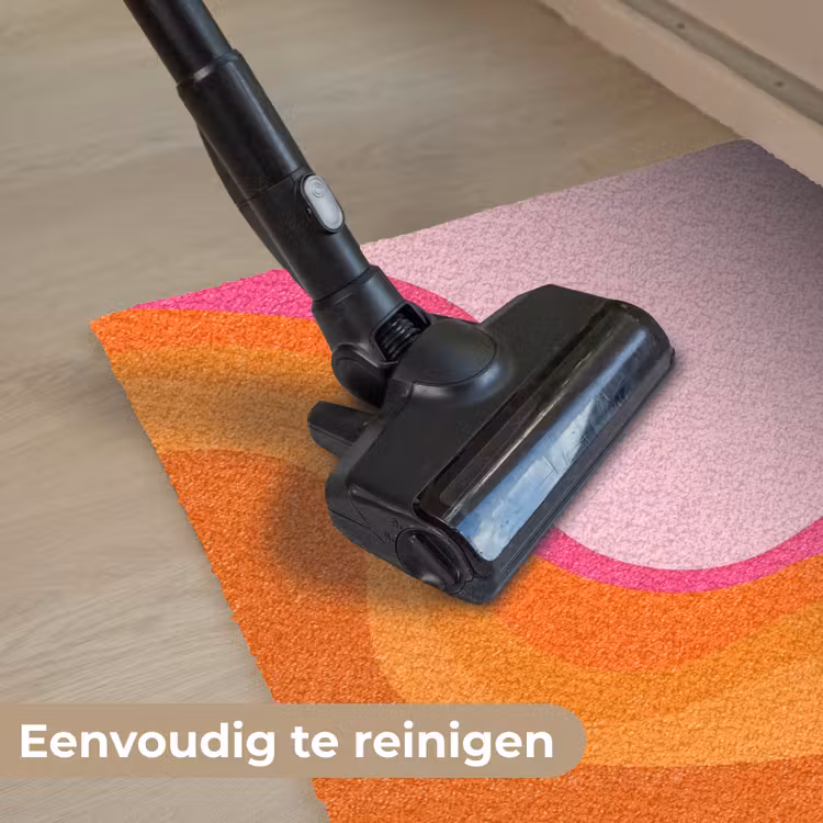 Retro - Waves - Kleurrijk Deurmat klein -reinigen_NL