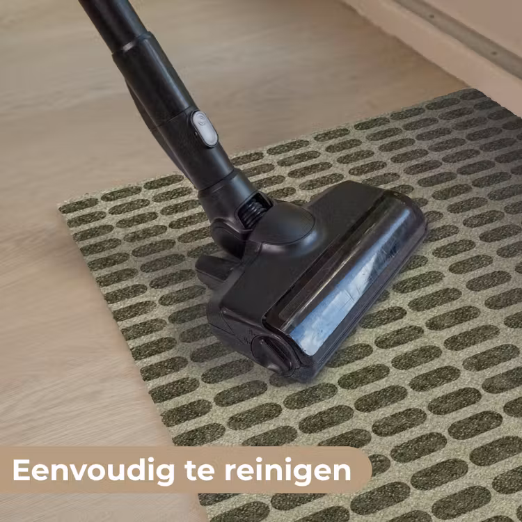 Ritmisch - Effect - Groen Deurmat klein 898 -reinigen_NL