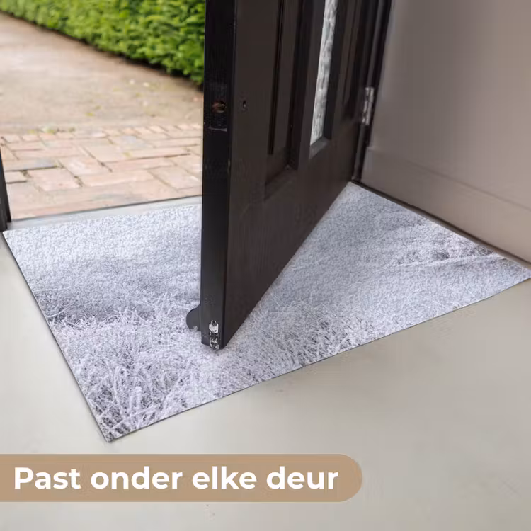 Rivier - Sneeuw - Bos - Winter - Schilderachtig Deurmat klein -USP_NL