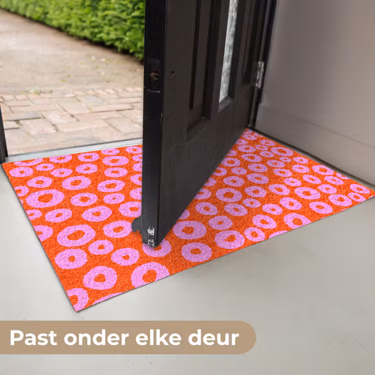 Rondjes - Roze - Rood Deurmat klein 898 -USP_NL