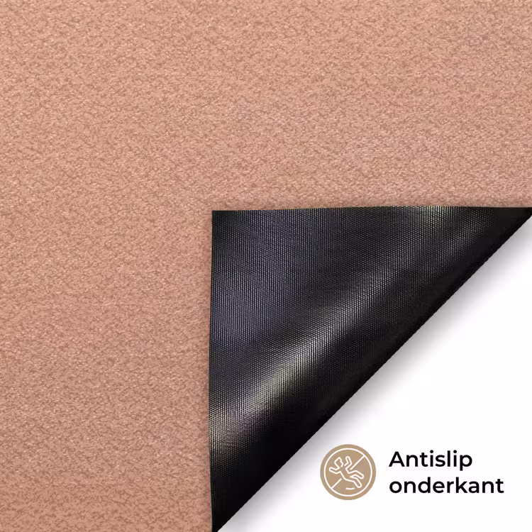 Roodborst - Natuur - Roze Deurmat klein -antislip_NL