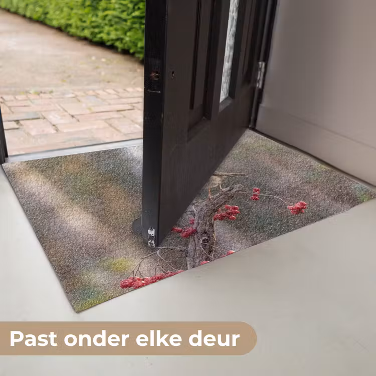 Roodborst - Tak - Bessen - Natuur Deurmat klein -USP_NL