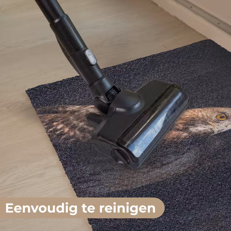 Roofvogel - Buizerd - Bruin Deurmat klein -reinigen_NL