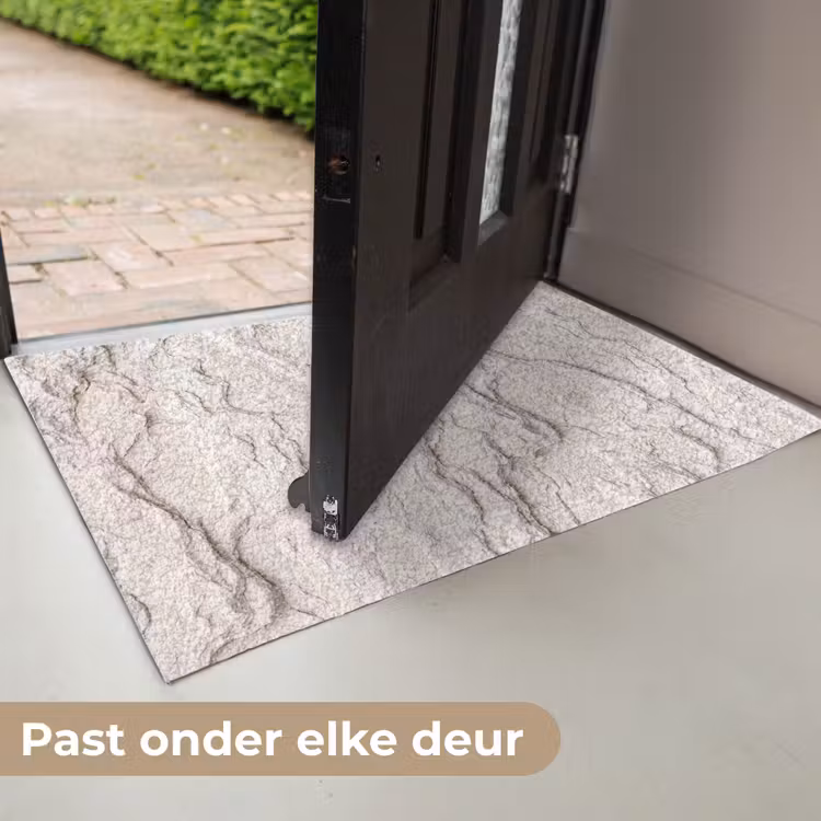 Rots - Structuur - Natuur - Beige - Abstract Deurmat klein -USP_NL