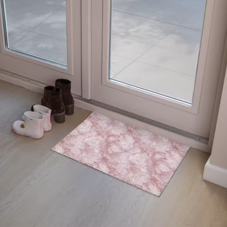 Roze - Kwartsmarmer - Aders Deurmat klein 898 -sfeer3
