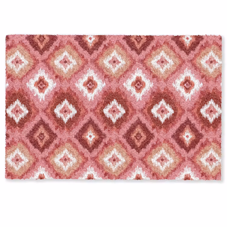 Roze - Penseelstreken - Abstract - Patroon Deurmat klein 898 -zkaufland3d
