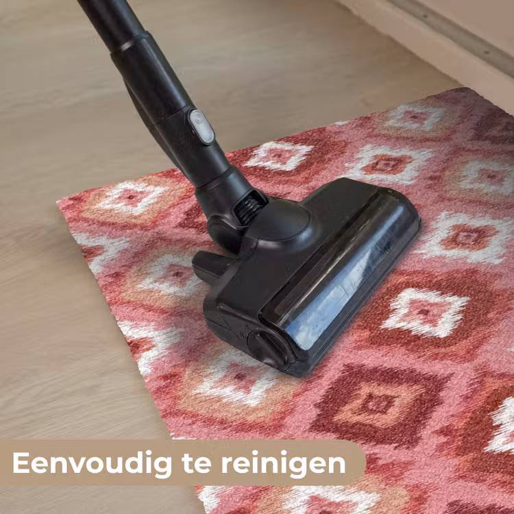 Roze - Penseelstreken - Abstract - Patroon Deurmat klein 898 -reinigen_NL
