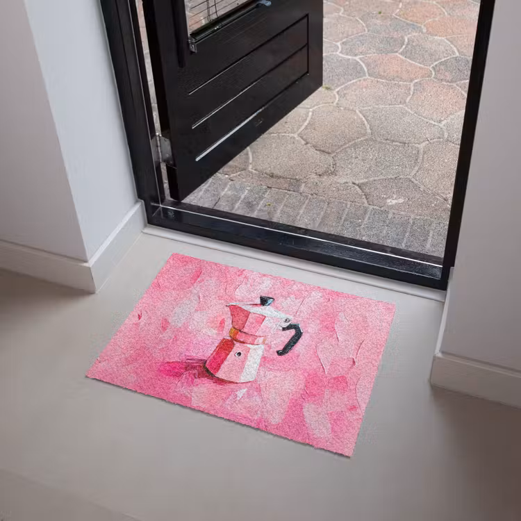 Roze - Verf - Coffee Deurmat klein -sfeer5