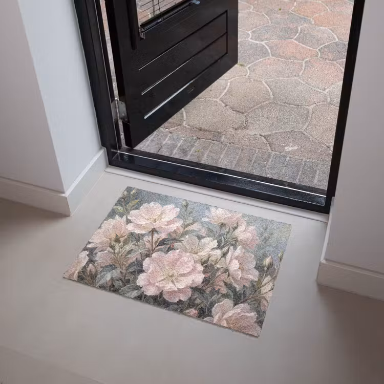 Rozen - Illustratie - Roze Deurmat klein -sfeer5