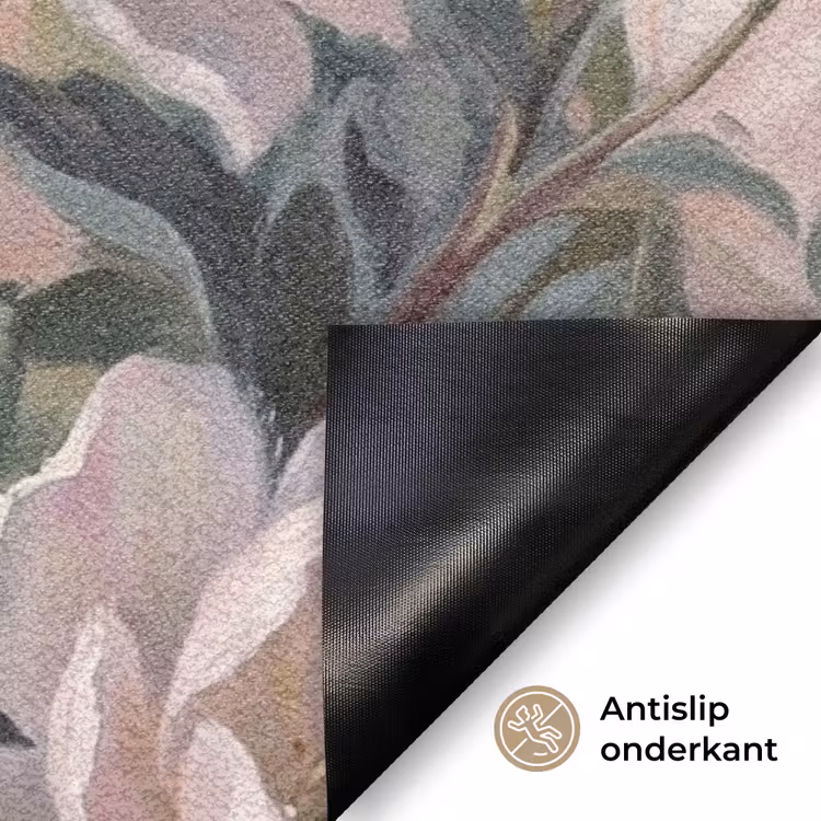 Rozen - Illustratie - Roze Deurmat klein -antislip_NL