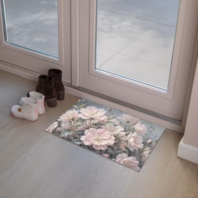 Rozen - Illustratie - Roze Deurmat klein -sfeer3