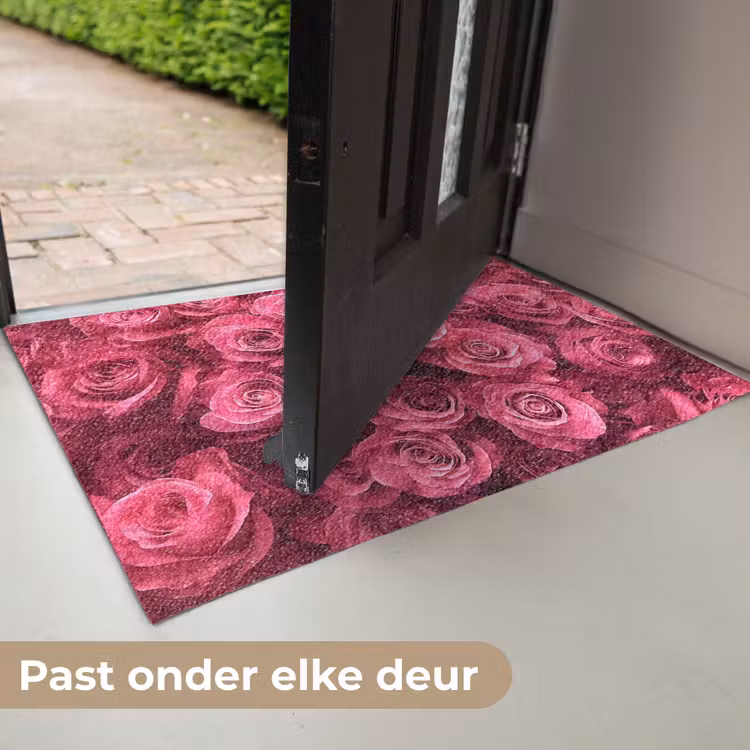 Rozen - Pink - Bloem Deurmat klein -USP_NL