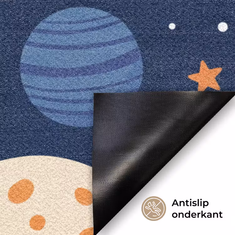 Ruimte - Planeten - Kleurrijk Deurmat klein -antislip_NL