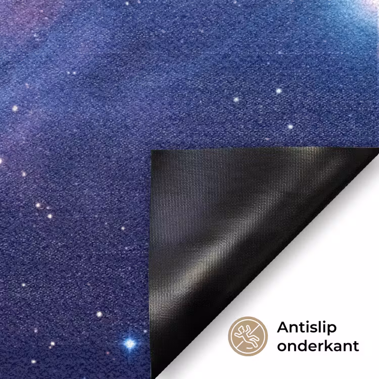 Ruimte - Sterren - Kleurrijk Deurmat klein -antislip_NL