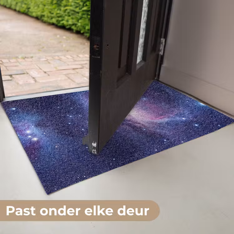 Ruimte - Sterren - Kleurrijk Deurmat klein -USP_NL