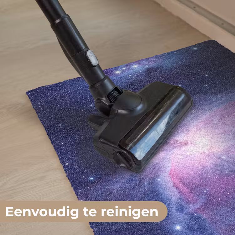 Ruimte - Sterren - Kleurrijk Deurmat klein -reinigen_NL