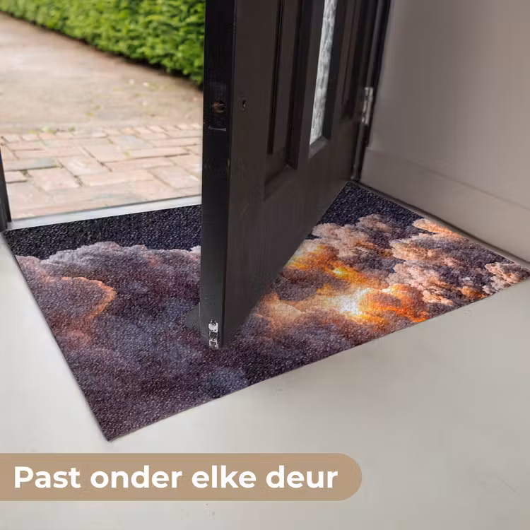 Deurmat - Ruimtevaartuig - Lancering - Sterren - Ruimtevaartuig - Lancering - Sterren Deurmat klein
