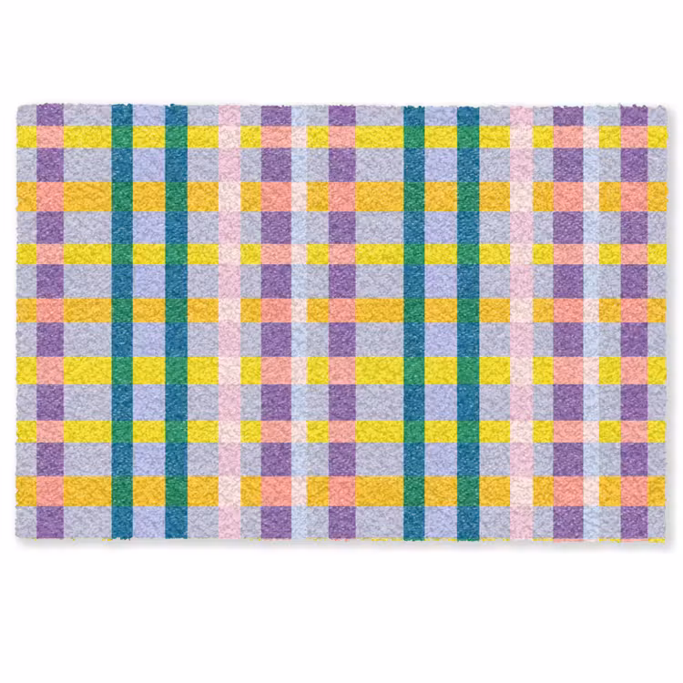 Ruit - Patroon - Kleurrijk Deurmat klein 898 -zkaufland3d