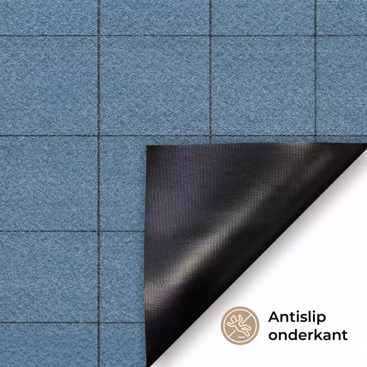 Ruiten - Geometrisch - Blauw Deurmat klein 898 -antislip_NL