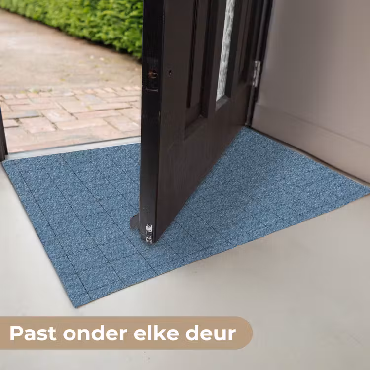 Ruiten - Geometrisch - Blauw Deurmat klein 898 -USP_NL