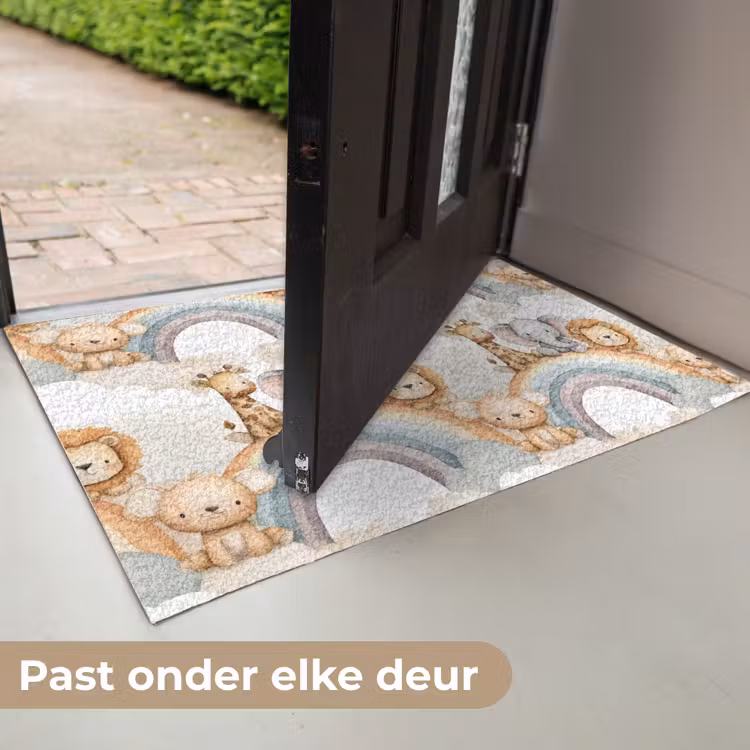 Safari - Regenboog - Kleurrijk Deurmat klein 898 -USP_NL