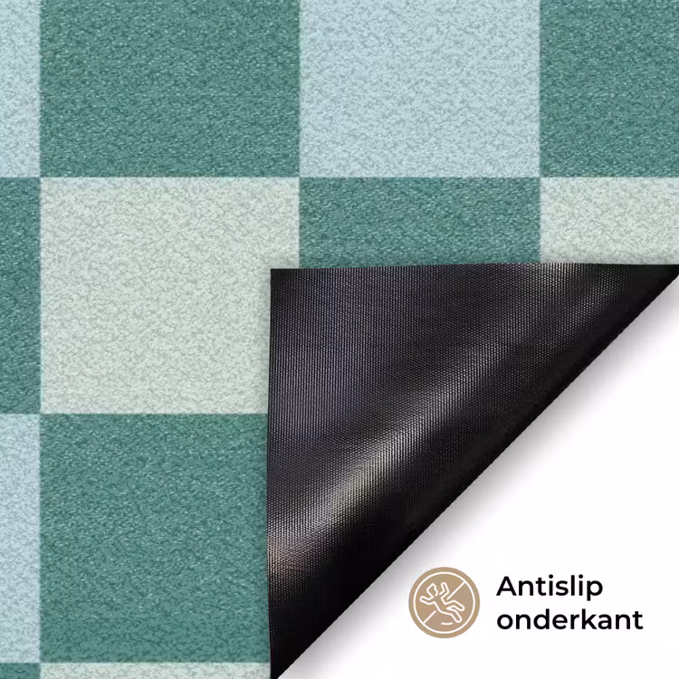 Schaak - Klassiek - Groen Deurmat klein 898 -antislip_NL