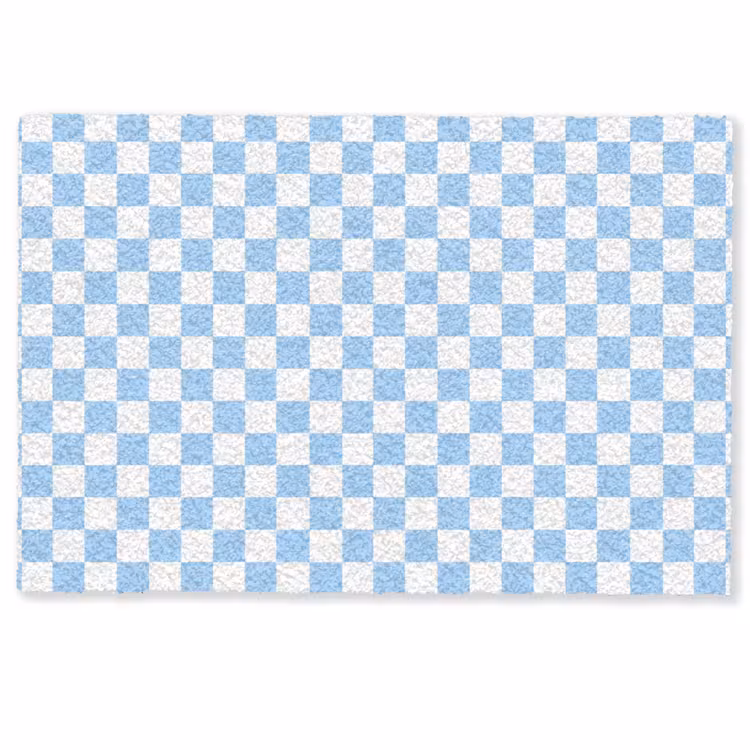 Schaakbord - Klassiek - Blauw Deurmat klein 898 -zkaufland3d