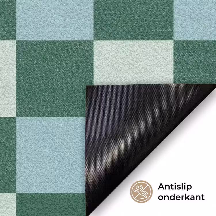 Schaakbord - Klassiek - Groen Deurmat klein 898 -antislip_NL