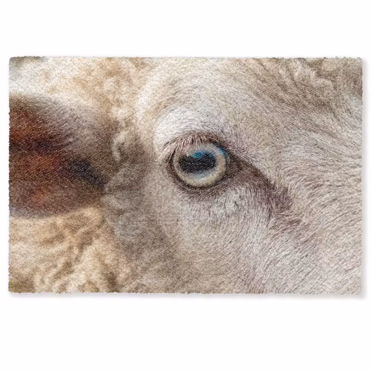Schaap - Oog - Wit Deurmat klein -zkaufland3d