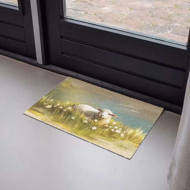 Schaap - Weide - Groen Deurmat klein -sfeer2