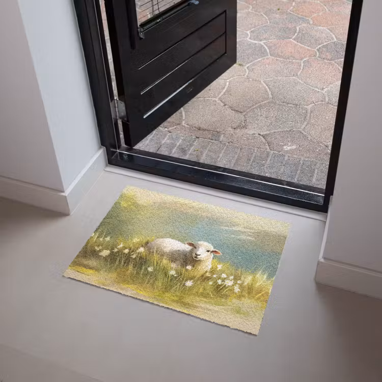 Schaap - Weide - Groen Deurmat klein -sfeer5