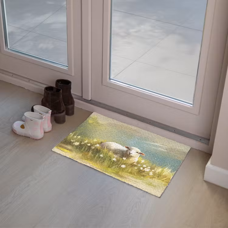 Schaap - Weide - Groen Deurmat klein -sfeer3
