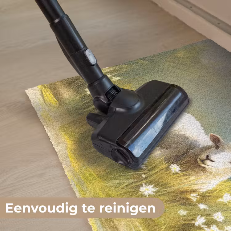 Schaap - Weide - Groen Deurmat klein -reinigen_NL